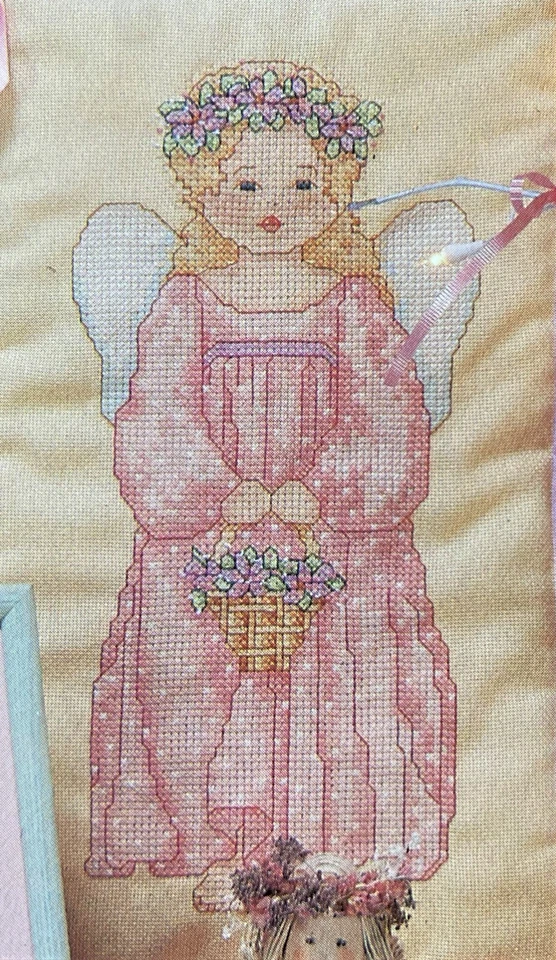 Lot of 5 Alma Lynne's Works of Heart Cross Stitch Pattern Leaflets Earth Angels - Image 4 of 4