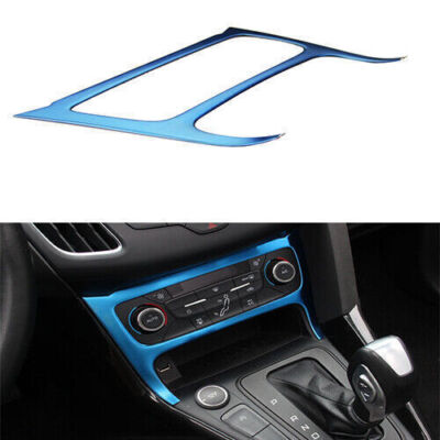 Panel Trim Blue Titanium For Ford Focus ST RS 2015-18 Central Console AC Switch