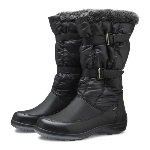 ECCO Mujer Voyage Botas 204593-57009 (Gore-Tex,Imitación Borreguillo \u0026 2  Hebilla | eBay