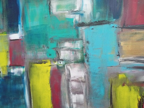 XXL Gemälde Signiert Malerei Abstrakt Moderne Kunst Bild Leinwand Künstler Acryl - Bild 3 von 3