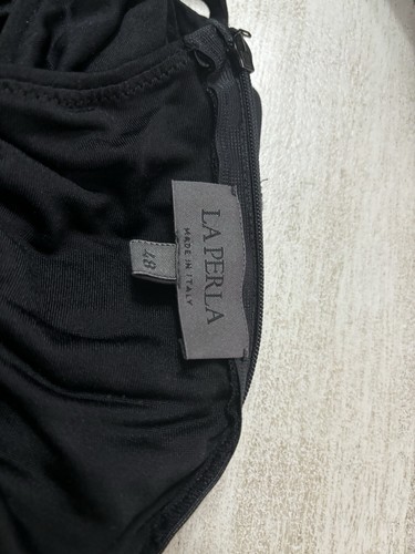 La Perla Abito Donna Per Cerimonia Nero Modello Longuette Taglia 48 - Foto 4 di 6