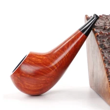 MUXIANG Briar Smooth Nose-Warmer Pipe 3mm Wooden Tobacco Pipe Vest Pocket Pipe