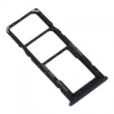Sim Tray For Samsung Galaxy A10 Black Micro Sd Card Adapter Side