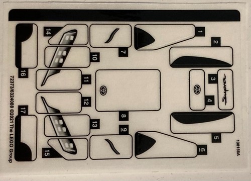 LEGO Sticker Sheet Collection Star Wars Marvel DC Creator Technic You Pick NEW - Bild 17 von 21