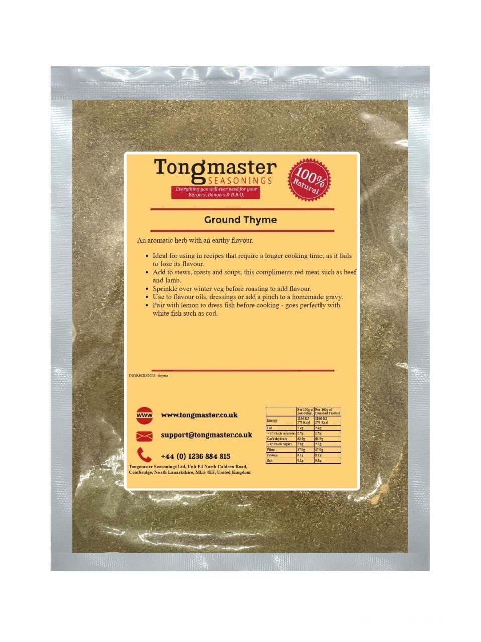 Ground Thyme Powder - 50g