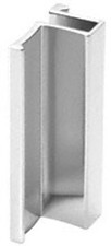 Brite Chrome Slip-On Handle For 3/16" or 1/4" for Frameless Sliding Door