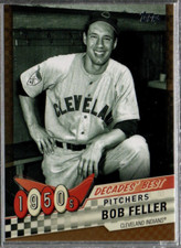 2020 Topps Update Decades' Best Gold #DB7 Bob Feller /50 