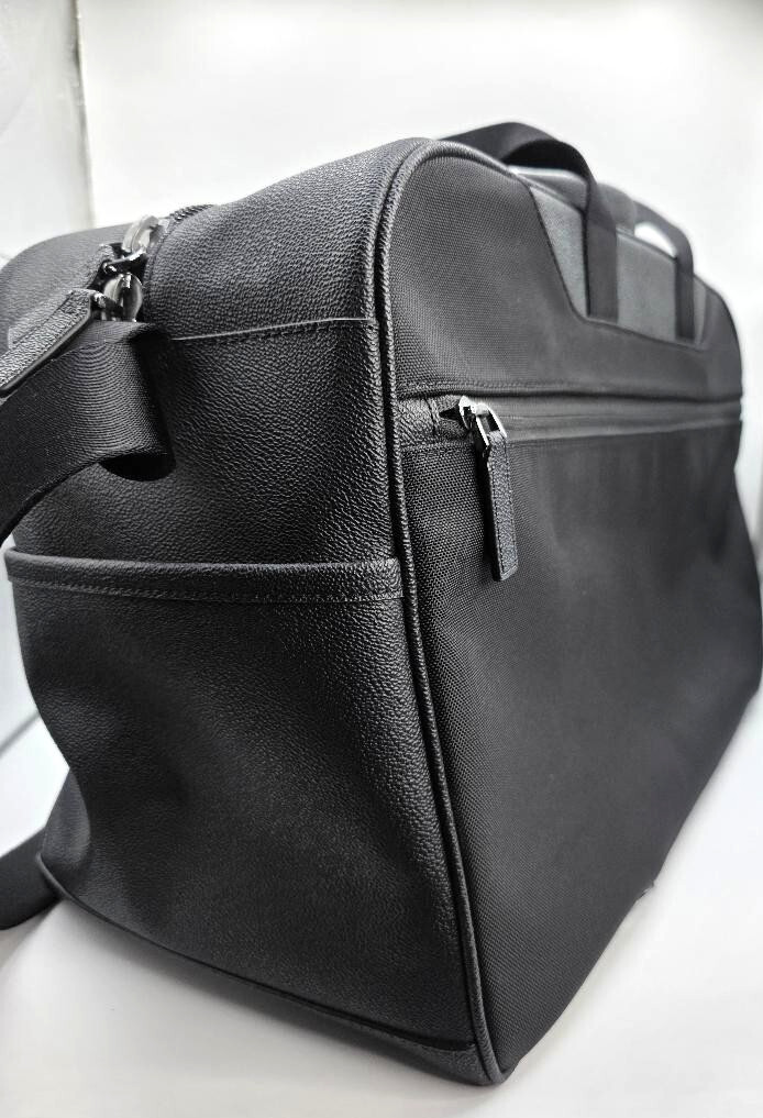 Michael Kors Cooper Black Double Handles Crossbody Duffle Bag thumbnail 7