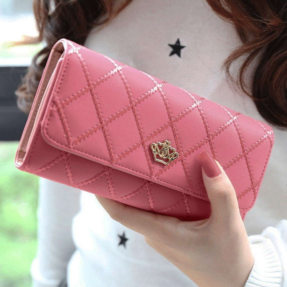 Clutch Bag Wallet Long Purse Women Ladies Leather Handbags Phone Holder Fashion