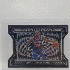 2020-21 Panini Obisidian Julius Randle Pitch Black Electric Etch Purple /75