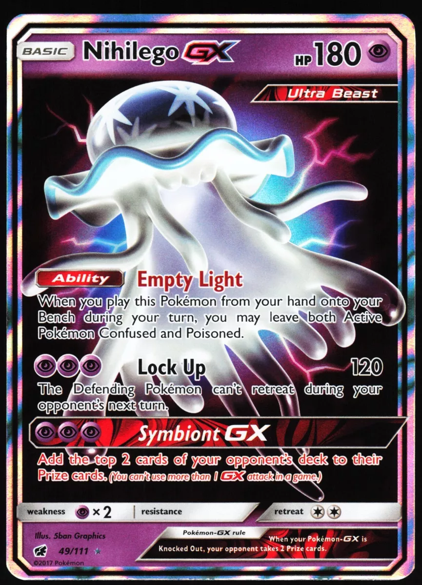 Card Pokemon Nihilego Gx