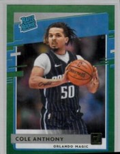 2020-21 Donruss #208 Cole Anthony Green Flood