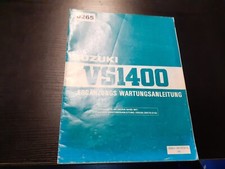 0265 Motorrad Werkstatthandbuch SUZUKI VS 1400 Wartungsanleitung - Ergänzung