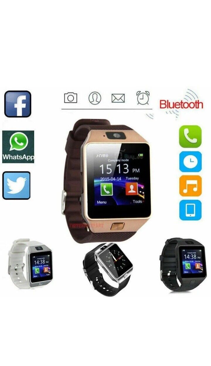 2023 New Bluetooth Smart Watch w/camera Waterproof Phone Mate For Android Iphone