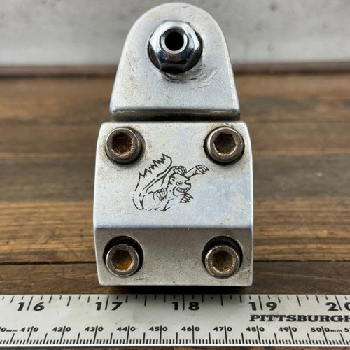 Mongoose Stem Old School BMX Freestyle Potts Neck Quill Silver Top Maurice 2009 - Picture 15 of 16