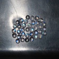 Rainbow Moonstone 3mm Round Cabochon Loose Gemstone s 