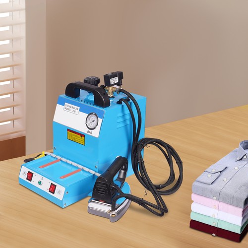 Blue Industrial Steam Iron and Boiler Station 900W Professional Ironing System - Picture 5 of 18
