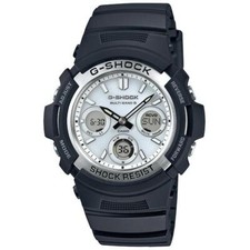 CASIO G-SHOCK AWG-M100S-7AJF Tough Solar Atomic Radio Men Watch NEW Black White