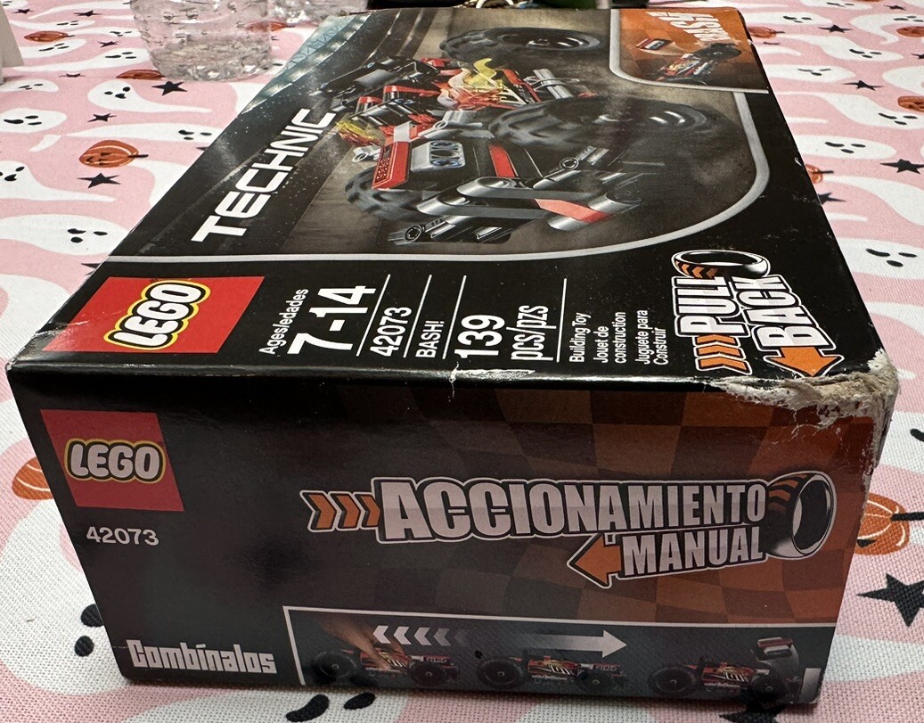 Lego Technic Crash #42073 Retired- (Slighty Damaged Box) New In Box- Sealed