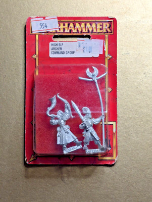 Sealed High Elf Elves Archer Command Blister - Warhammer Fantasy