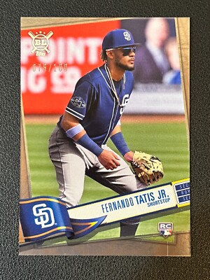Fernando Tatis Jr 2019 Topps Big League Rookie Rainbow Foil /100 Padres 6