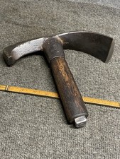 Antique Large Coopers Adze W. Hunt Mfg Cast Steel Sharp 3&rdquo; Bit Custom Handle