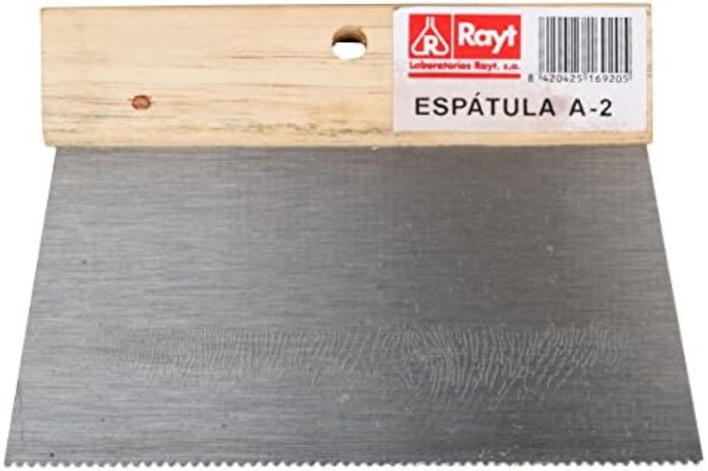 Spatola Metallica Rayt 1692 A2 Professionale per Stesura Adesivi
