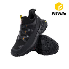 FitVille Men Hiking Shoes Slip-on Walking Running Sneakers Non-Slip Wide Toe Box