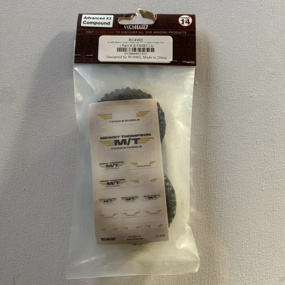 RC4WD Mickey Thompson Baja Claw TRC 1.0” Micro Crawler Z-T0067 NEW - Image 4 of 4