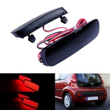 2x LED Stoßfänger Bremslicht Schwarz für Peugeot 607 2000-10 Citroen C5 2004-08