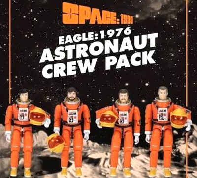 SPACE 1999 TV Show 3.75'' Figure 4 Pack SEALED Zica Gerry Anderson (O-Ring Body!)