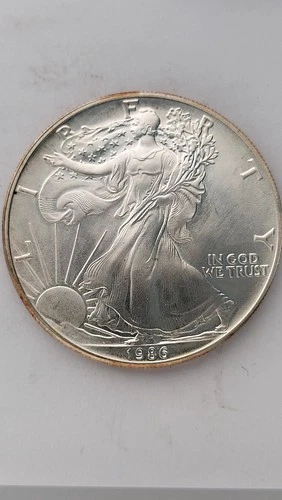 1986 United States Uncirculated American Silver Eagle