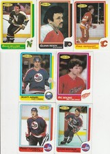 1986-87 OPC HOCKEY LOT 7 BELLOWS RESCH REINHART