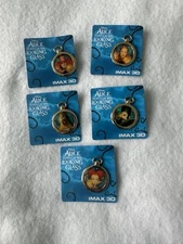 ALICE THROUGH THE LOOKING GLASS - Original Promo Movie Pin Set of 5 AMC