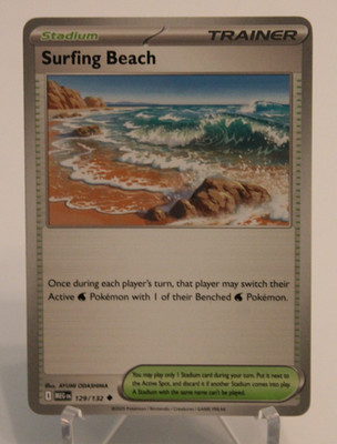 ''129/132 Surfing Beach Trainer-Stadion Normal Englisch Uncommon Excellent''