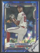 2021 Bowman Draft Sapphire Edition #BDC-170 Micah Ottenbreit