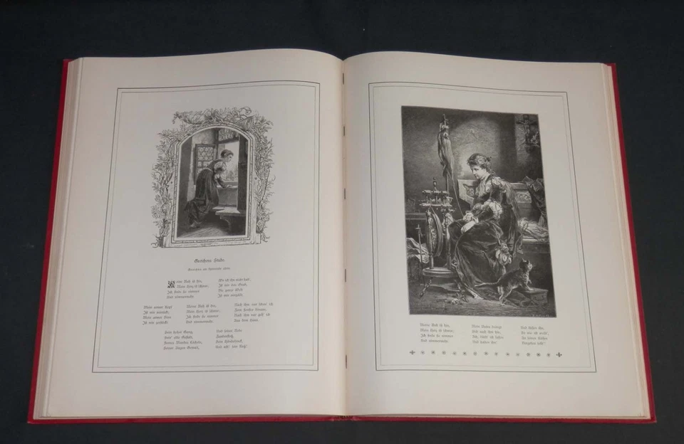 GOETHE Faust I. illustr. Liezen Mayer Radierungen Holzschnitte Prachtband 1890 - Bild 3 von 4