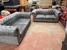 OLD BOOTS OF CHELSEA 3/4 SEATER 2/3 SEATER SOFA BED CHESTERFIELD UK  DELIVERY  