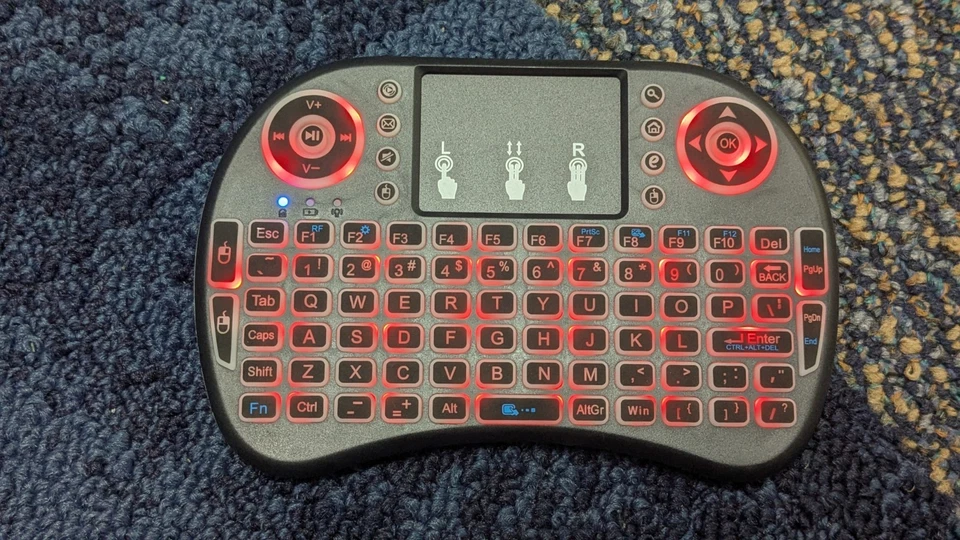 New | $0 Ship | Mini Wireless Keyboard w/ Touchpad for PC Android TV Media Box - Image 4 of 4