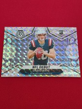 2024 Panini Mosaic Drake Maye #273 Silver Mosaic Prizm NFL Debut RC Patriots