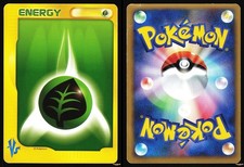 GRASS ENERGY - HP - VS SERIES VINTAGE JAPANESE POKEMON CARD