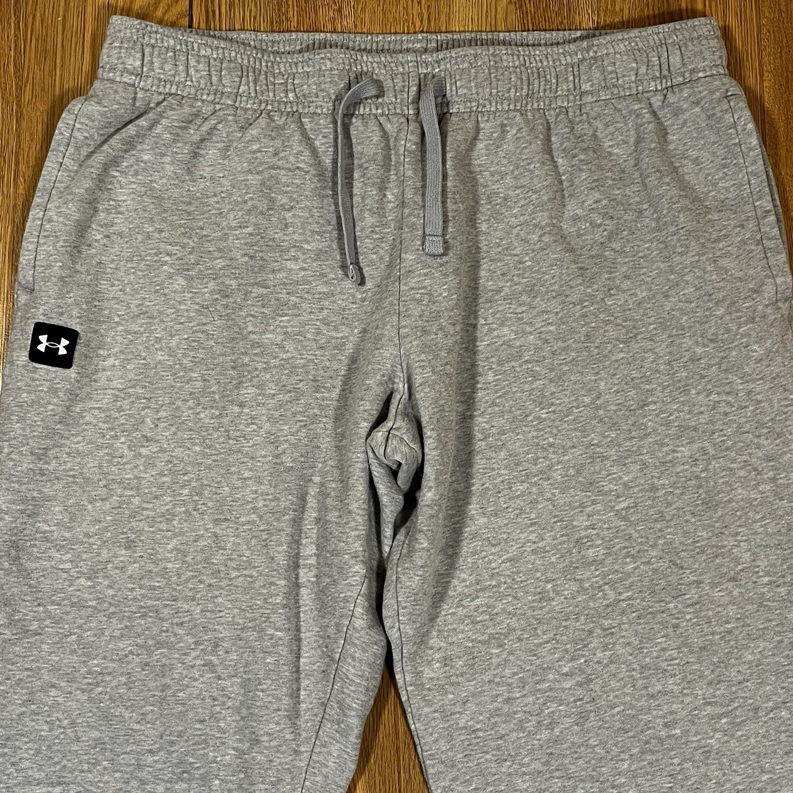 Under Armour Men's UA Rival Fleece Pants Gray Size XXL Activewear Athleisure thumbnail 2