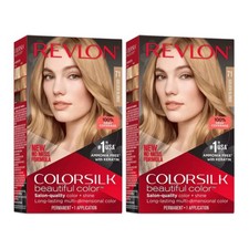 Revlon ColorSilk Beautiful Hair Color - 71 Golden Blonde Pack of 2 