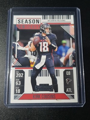 Kirk Cousins - Contenders Football 2024 - Atlanta Falcons - Season Ticket