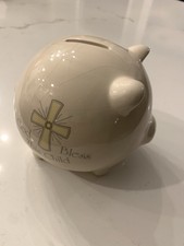 Piggy Bank  God Bless This Child   Mini 5  Baby Shower Gift New