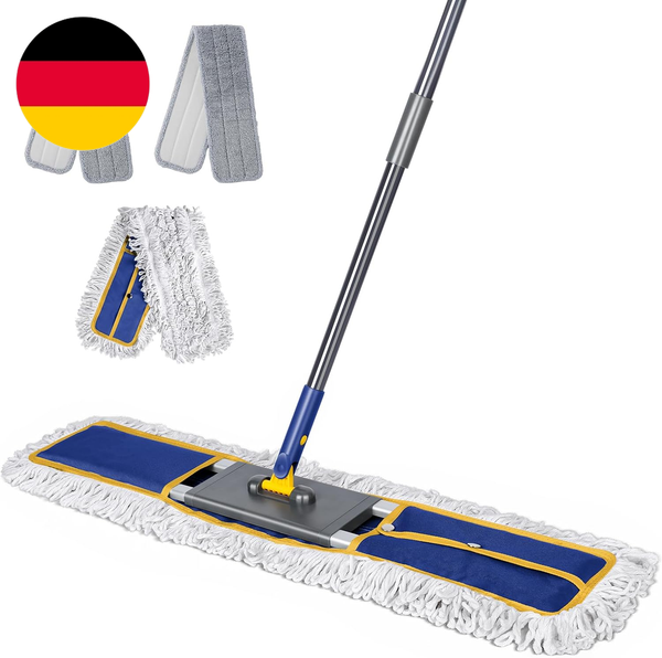 Masthome Bodenwischer Set 90Cm Breiter, Profi Wischmopp Mit VerläNgerter Griff,-image