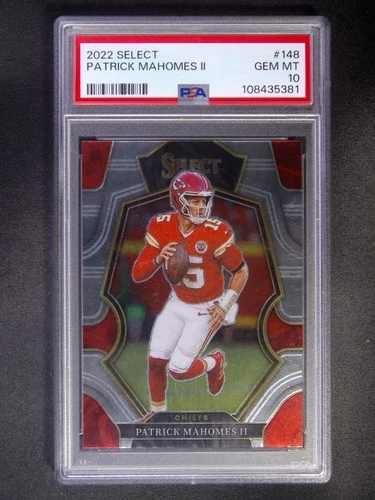 2022-23 Panini Select Patrick Mahomes II #148 Premier Level PSA 10
