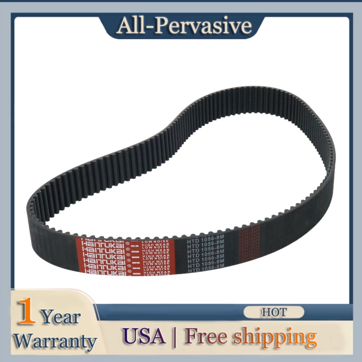 For Harley-Davidson Primary Belt 8mm 1 1/2" BDL-30853 132 Tooth Compatible