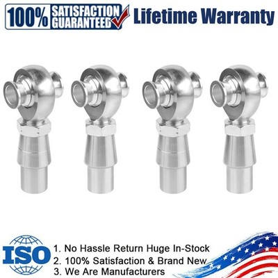 SPARKWHIZ (4) Right & Left Hand Thread Joint 3/4  Joint Rod End Kit Set USA