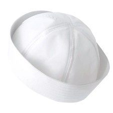 WHITE NAVY SAILOR HAT POPEYE GILLIGAN DOUGHBOY CHILD ADULT COSTUME ACCESSORY